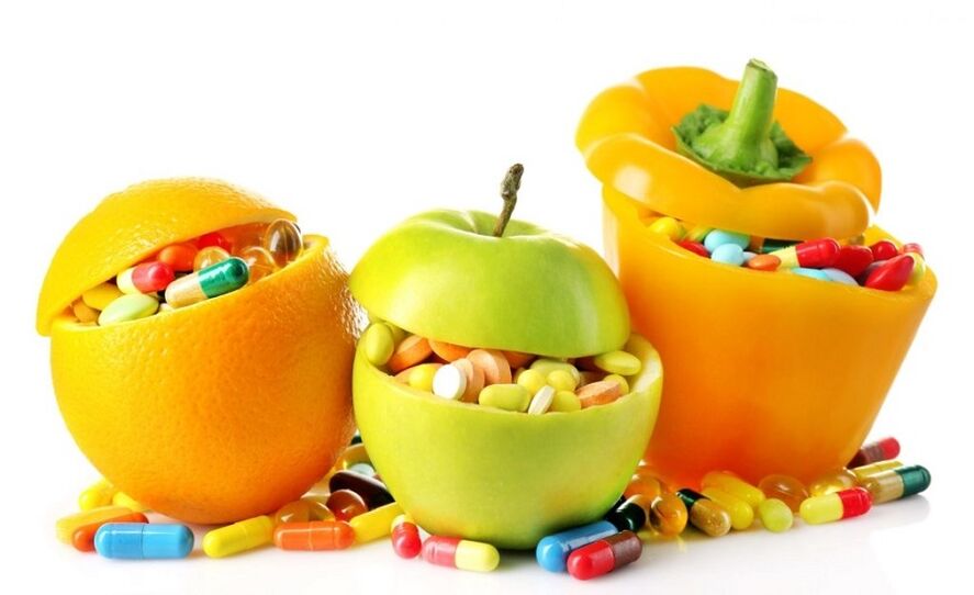 Sebze ve meyvelerde güç için vitaminler